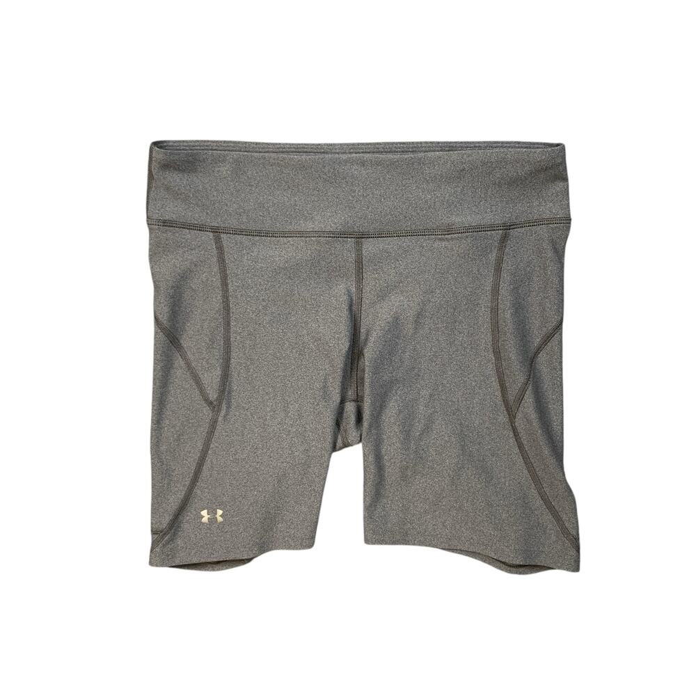 Under Armour Shorts Womens L Large HeatGear Middy Ultra Tight Athletic Stretch